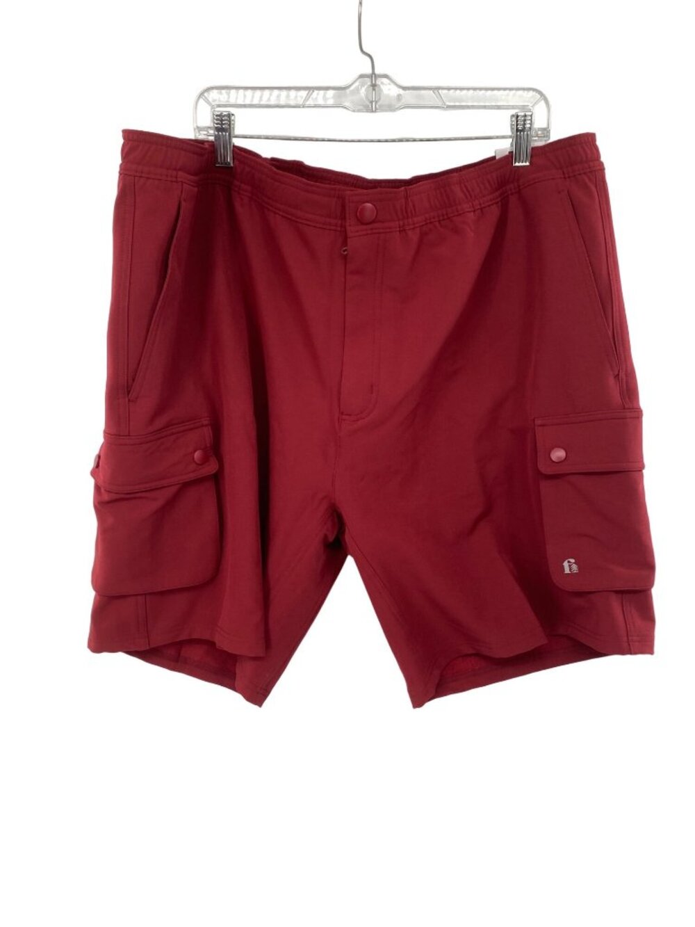 Fielder Bonobos Cargo Hiking Shorts Men Red Water Repellent Elastic nwt XXL
